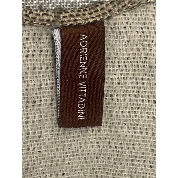 Adrienne Vittadini Reversible Herringbone fringe Shawl/Poncho One size - Picture 10 of 11